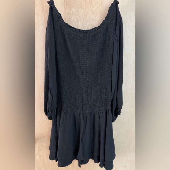 Entro Black Textured Long Sleeve Dress, NWT. - Picture 12 of 12